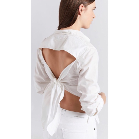 NEW Current Elliot DES shirt with tie back - Picture 2 of 8